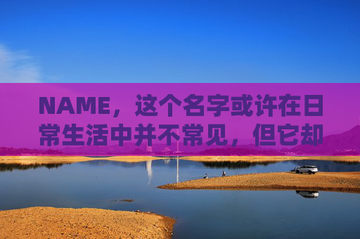 NAME，这个名字或许在日常生活中并不常见，但它却在某些领域里扮演着重要的角色。今天，让我们一起来探索这个名字背后的故事和意义